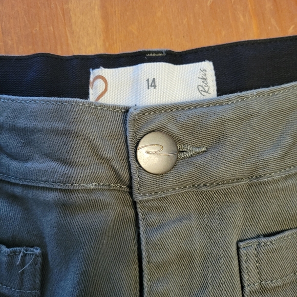 Cropped wide leg denim pant - Picture 4 of 4